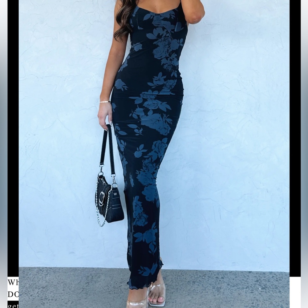 Long floral dress